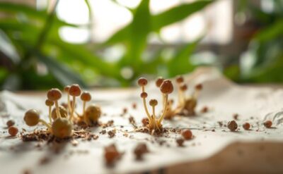 Cannabis Samen mit Küchenpapier zum keimen bringen - Hanfsamen