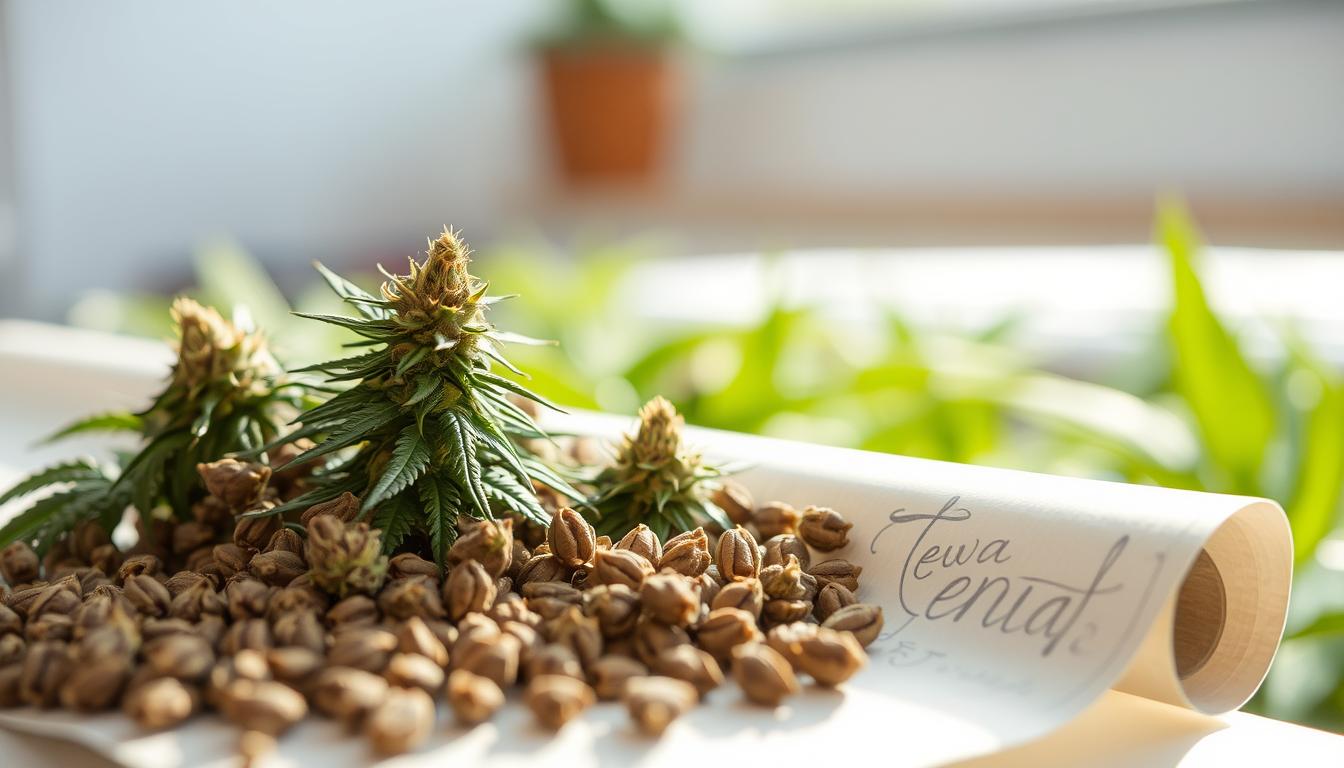 cannabissamen kaufen und mit zewa zur keimung bringen