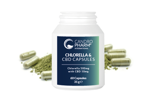 Candro Kaps Chlorella - CBD Chlorella Kapseln